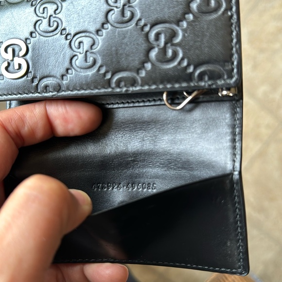 GUCCI Guccissima Key Holder Key Case 6 Hooks Leather Black - Picture 11 of 17